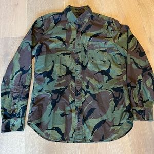 J. Crew camo button up